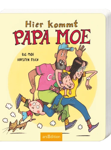 Vertragsverhandlung Buch "Hier kommt Papa Moe" von Big Moe, arsEdition