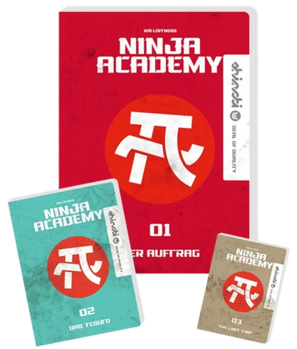 Buch Vertragsverhandlungen für Kai Lüftners "Ninja Academy", Band 1-3